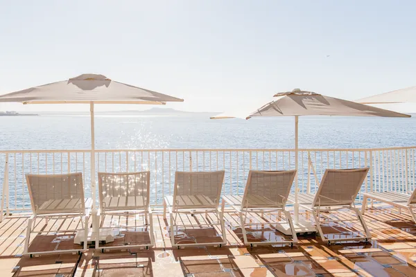 Sunbeds at ROC Illetas & Spa